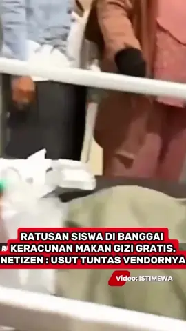 RATUSAN siswa di Kabupaten Banggai Kepulauan, Sumatera Selatan, diduga mengalami keracunan usai menyantap makan bergizi gratis (MBG) pada Rabu, 17 September 2025. Hingga kamis pagi ini, sebanyak 251 siswa dari sekolah dasar hingga menengah atas dilarikan ke rumah sakit Rumah Sakit Umum daerah (RSUD) Trikora Salakan. #thisisindonesia