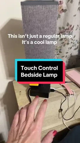 Bedside lamp minimalist look  touch control, and built in charging once you have it you’ll wonder how you lived without it. This isn’t just your regular lamp. This is a cool lamp  ##touchcontrollamp##bedsidelamp#aestheticvibe##lamp##smalllamp