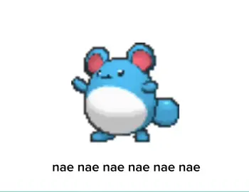 Marill lowk hitting that #fyp #pokemon #naenae #aura #nonchalant 