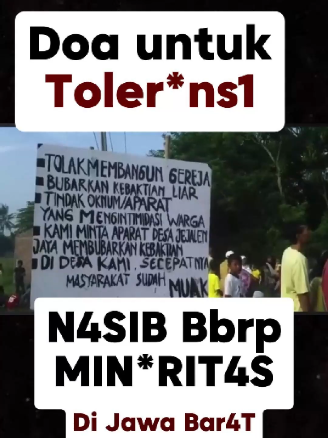 Doa untuk Kerukunan Umat Beragama “Saat sebagian saudara kita menikmati tenang beribadah, ada juga yang masih berjuang mendapatkan hak yang sama. Mari kita dukung dengan doa, agar Indonesia tetap jadi rumah damai bagi semua umat beragama.” ✨ 🙏 Kita percaya, doa orang benar besar kuasanya. 💡 Mari jadikan kasih sebagai jawaban atas segala perbedaan. #DoaUntukKerukunan #IndonesiaDamai #KasihKristusMenyatukan #HKBPFiladelfiaBekasi #BerdoaBersama