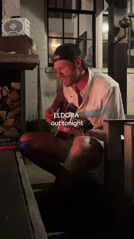 Eldora as it was written, guitar by a fire  The album Eldora out tonight 🤘🏼 #countrymusic #newmusic #newcountry 
