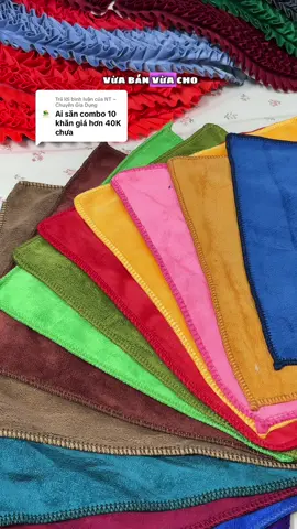 Trả lời @NT ~ Chuyên Gia Dụng Combo 10 khăn 30x30cm #khanlaubepdanang #khanlaubep #combokhanlaubepdanang #khanlaubep #byntchuyengiadung 