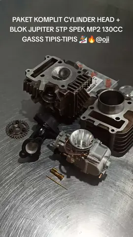 PAKET KOMPLIT CYLINDER HEAD + BLOK JUPITER 5TP 130CC SPEK MP2 GASSS TIPIS-TIPIS ✊🔥 ORDER? DM/CALL/WA: 081330850422 #paketkomplit #cylinderhead #jupiterz #5tp  #5tpmenolakpunah 