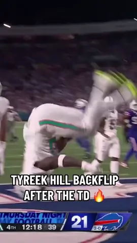 Tyreek popped off with this celly 😤 (via @NFL) #nfl #football #miamidolphins #tyreekhill 