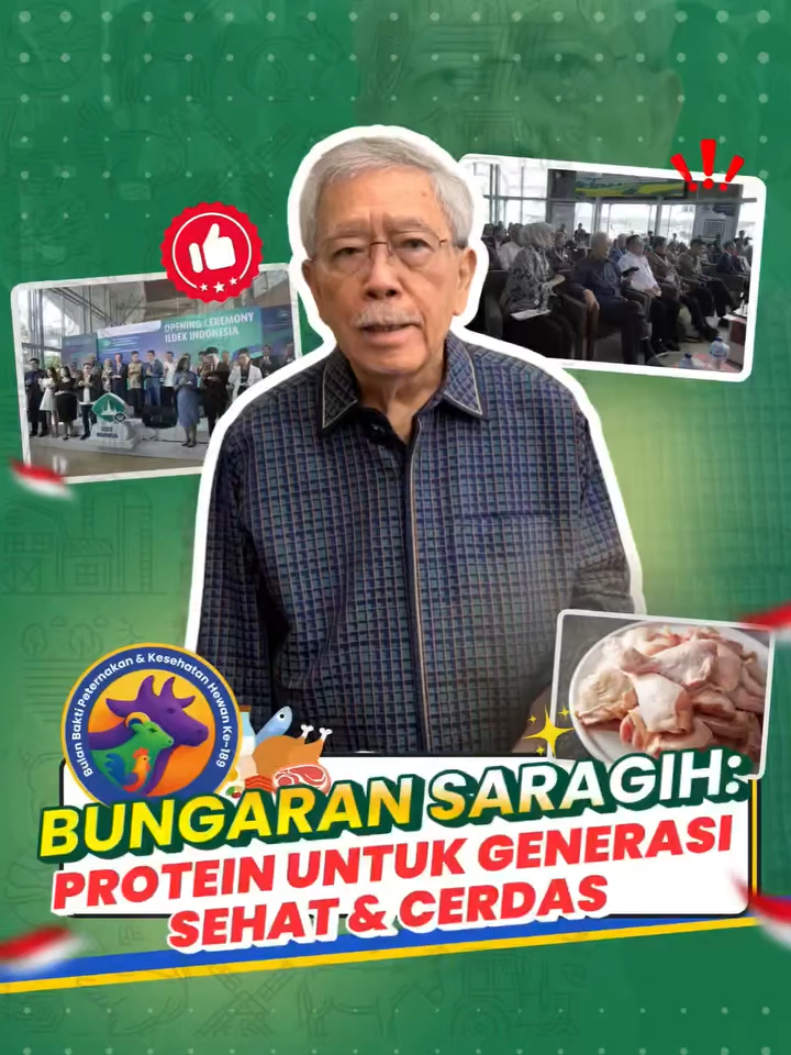 Bungaran saragih : protein untuk generasi sehat dan cerdas