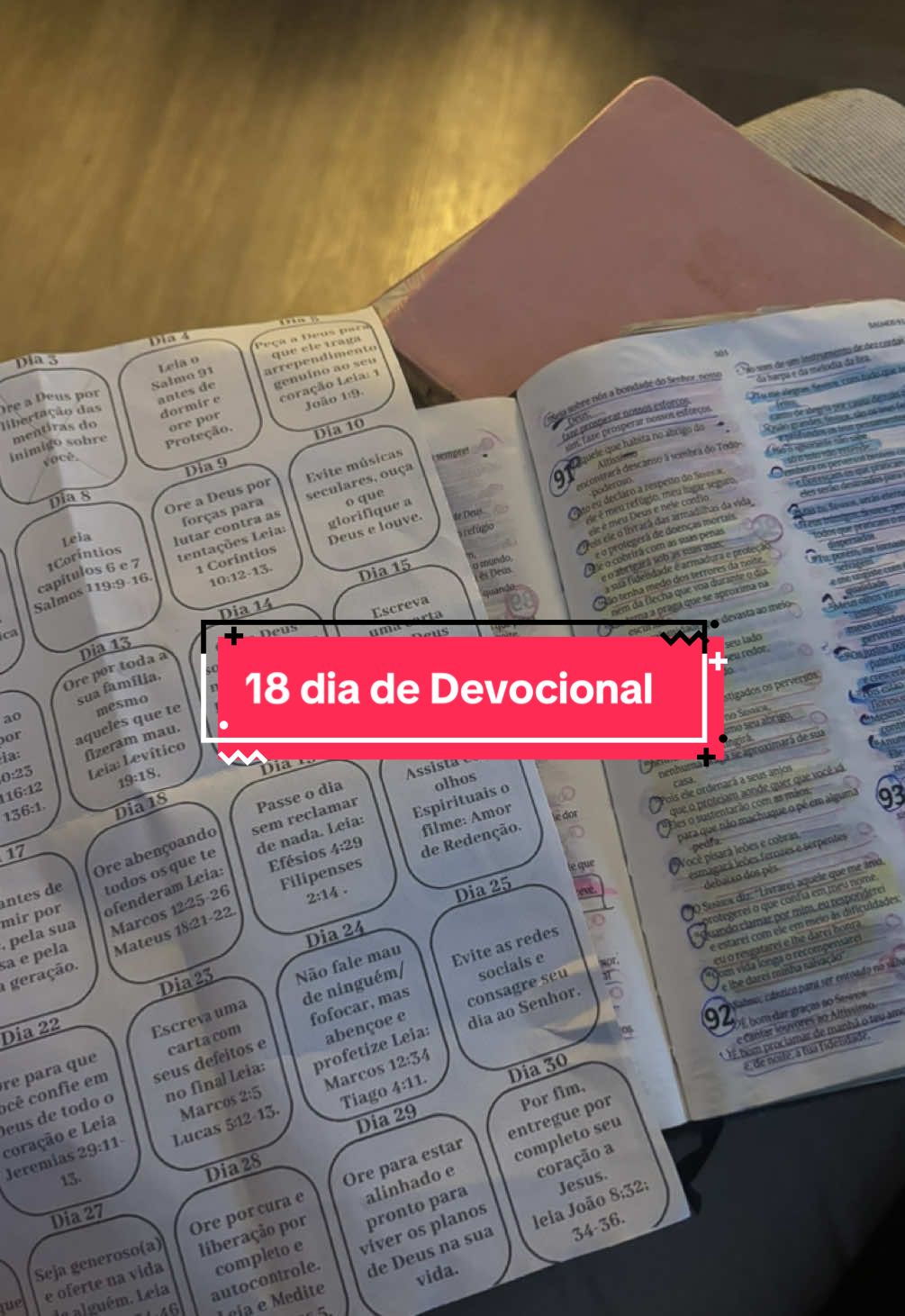 Hoje foi o 18 dia do Devocional ❤️ Sobre perdão e leitura da palavra Mateus 18:21-22 e Marcos 12:25-26. #perdao #jesus #foryoupage #viral 