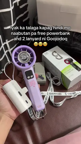 > free power bank with 2 lanyard 🫶🏻 #goojodoq #goojodoqfan #goojodoqpowerbank #goojodoqturbonfanwithpowerbank #fyp @GOOJODOQ.STORE.PH 