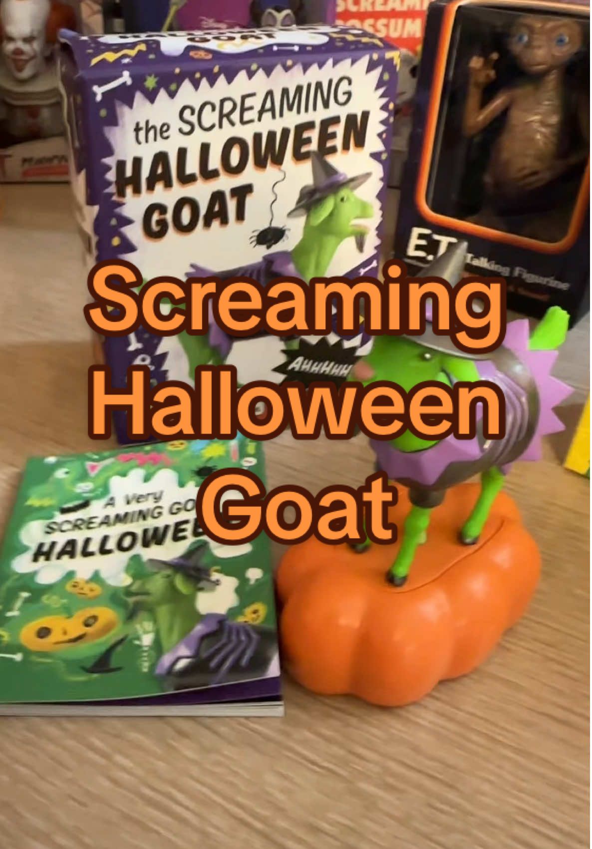 Replying to @cherry 🐐🎃 The Screaming Halloween Goat – the ultimate spooky season gag gift! Press the pumpkin base to hear the goat’s iconic scream over creepy tunes. Comes with a 48-page mini book full of Halloween goat stories & costume ideas. Perfect for parties, dorm rooms & scaring trick-or-treaters! #tiktokshopcreatorpicks  #tiktokshopblackfriday  #tiktokshopcybermonday  #tiktokshoprestock  #screaminggoat 