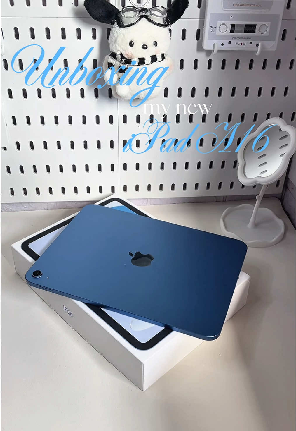 Proof that hardwork pays off. Hello, to  my new  Ipad 11th Gen A16 in blue💙 #ipad11thgen #ipad #ipadinblue #ipada16unboxing #fyp 