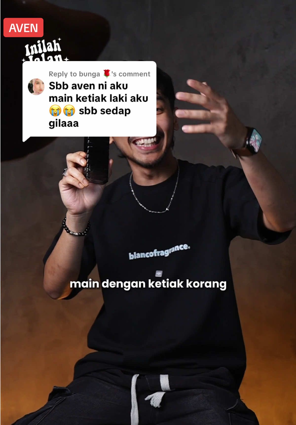 Replying to @bunga 🌹 11| tachodd 😩 kalau laki korang ketiak berbau, boleh cuba pakai Aven ni tauu 🫢 #blancofragrance #blancobywansaid #blancofragranceviral #inilahjalanblanco