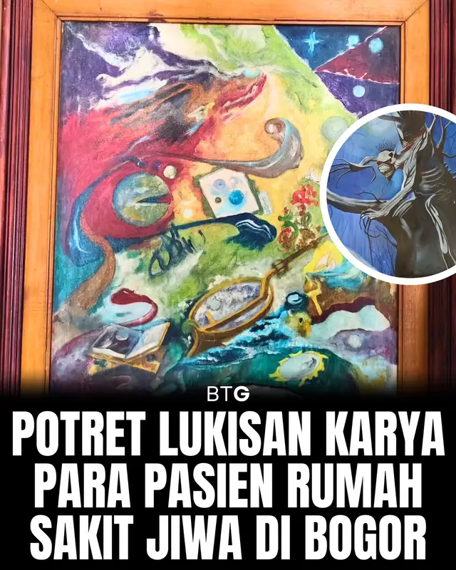 Seorang tenaga medis di RS Jiwa Cisarua, Bogor, membagikan hasil lukisan pasien dari kegiatan terapi. Kreasi yang dituangkan para pasien ke atas kanvas berhasil menarik perhatian public dan mendapat banyak tanggapan positif. Pihak rumah sakit sendiri menyimpan karya-karya tersebut dan tidak diperjualbelikan. 📸 syauqi_balqis