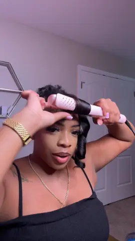 As of today, 9/18/2025, this curling is on sale and WavyTalk has a coupon for even more savings! Grab this while you can! @wavytalkofficial #curlinghairtutorial #curlingiron #flatiron #silkpress #naturalhair #hottools 