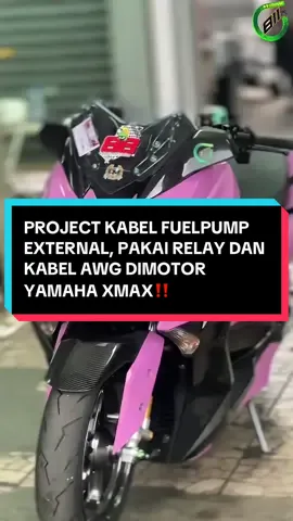 Project kabel fuelpump external, pakai relay dan kabel awg cuy di motor yamaha Xmax ‼️  Congrats cuy atas juaranya dikelas FFA Big matic 🥈🏆 @ganesha lathe  @88racingdivision @alpriyanwp  @SapiKuntet_  @tommyprasetyo  .  .  .  . #xmax #yamahaxmax #kabelbodyawg #kabelawg #kabelbodyawgxmax 