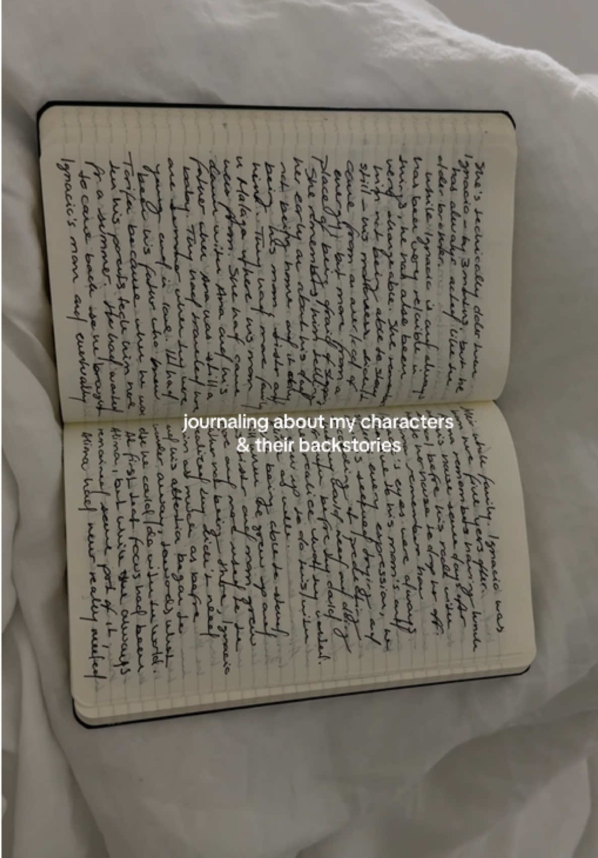 some of this writing won’t make it into the final story but it helps me in making them feel more human #writer #writing #journaling #taylorswift  #creatorsearchinsights 