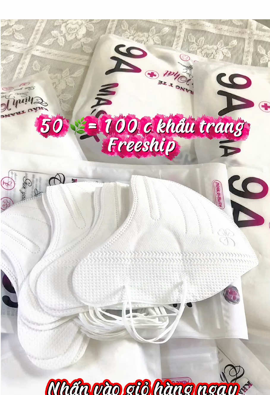Combo 100 Chiếc KHẨU TRANG 9A  #khautrang #khautrangthinhphat #combo #khautrang9a #lenxuhuong 