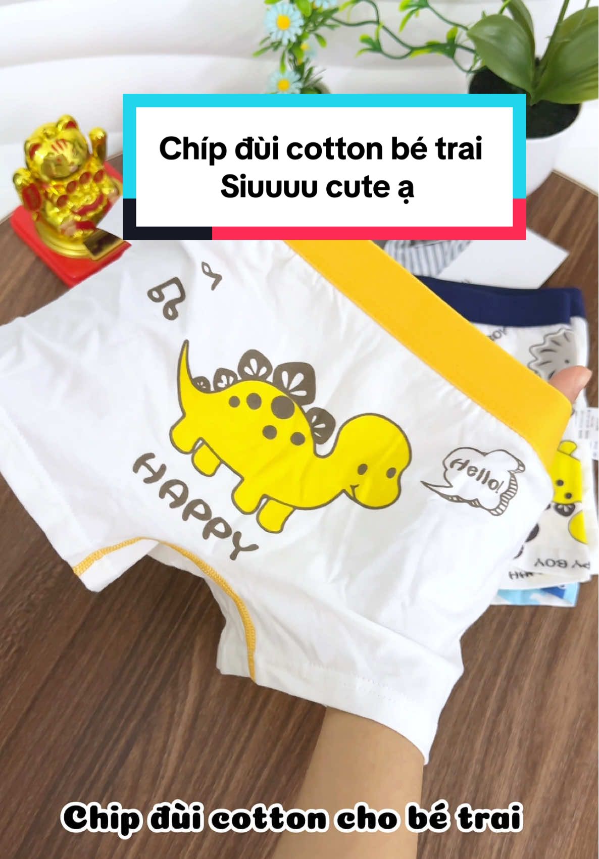 Quần chip đùi cotton dễ thương cho bé trai ạ #quanbetrai #quanchipbetrai #quanchipchobe #xuhuong #khiconstore 