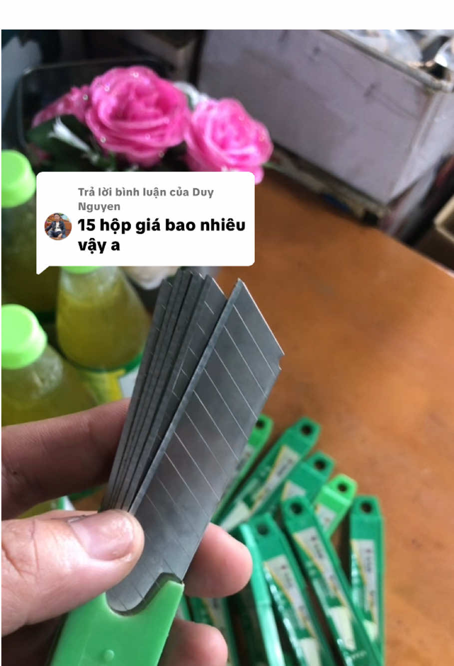 Trả lời @Duy Nguyen  Bác tham khảo ạ. Có nhu cầu ủng hộ shop em nha. Cảm ơn bác đã quan tâm 🎯  #Kimkhilongphat  #Lưỡidaorọcgiấy 