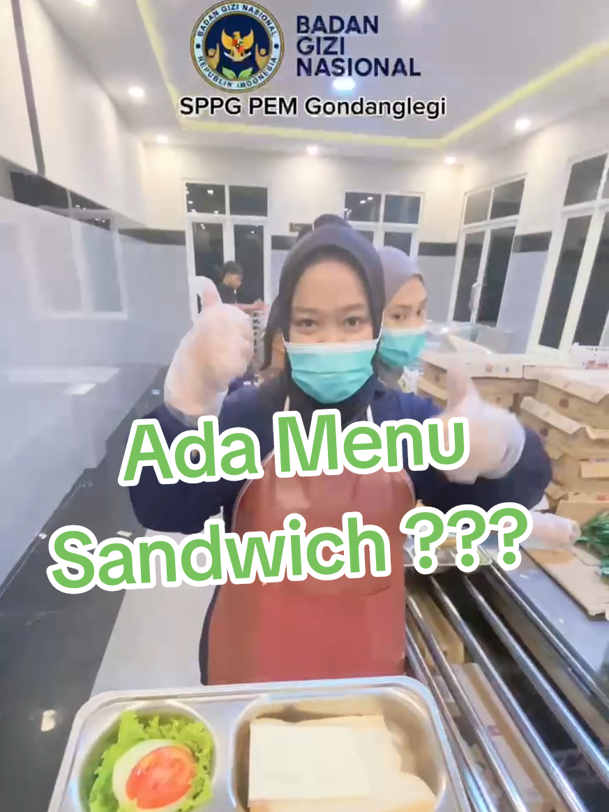 #bgn #makanbergizigratis #sppg #sandwich #prabowo 