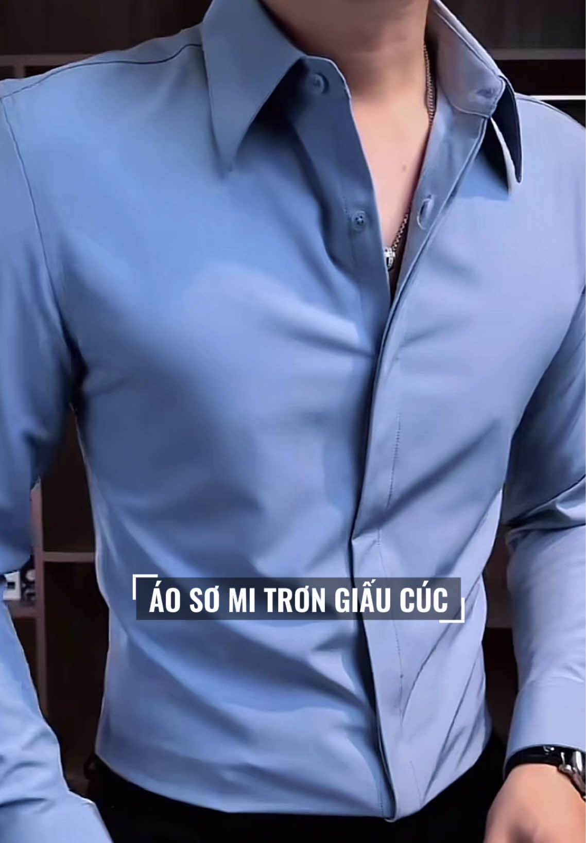 Áo sơ mi nam dài tay giấu cúc 12 màu #aosominam #aosomidaitay #aosomicongso #quanaonam #thoitrangnam 