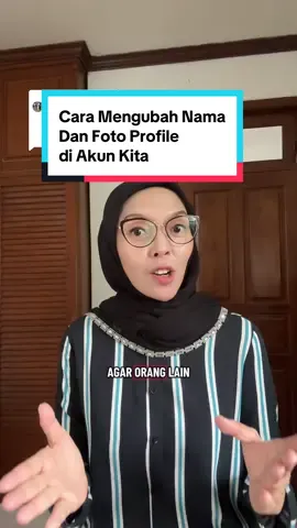 Membalas @momosehat Cara mengubah nama dan foto profile di akun kita #edit  #profilename  #photoprofile  #tutorial #pemulatiktok 