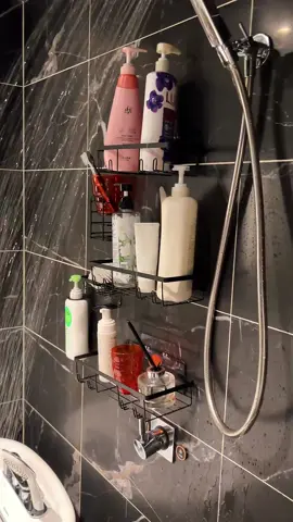 These look made my bathroom look so good! #phancirshowercaddybathroom #showerorganization #bathroom #shower