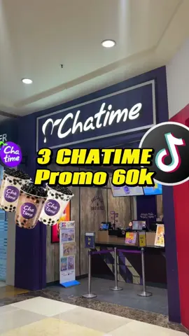 Minum @Chatime Indonesia makin puas, bayar tetep hemat  Gua nemu promo gokil di TikTok Shop: Beli 3 cuma Rp56 ribu aja (harga asli Rp101 ribu). Udah gitu dapet free pearl juga!  Favorit gua: Pure Cocoa  Hazelnut Milk Tea  Roaster Milk Tea Ambience di Chatime Mall Artha Gading juga cozy banget buat nongkrong. Jadi kalo lagi main ke sini, wajib banget cobain promo ini biar ga rugi  #chatimeindo #MinumanHits #PromoSeruWeekend #JelajahKuliner #fyp 