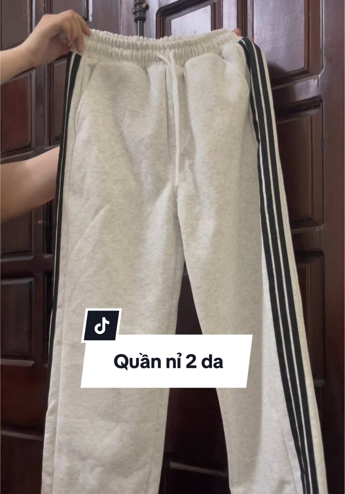 Quần nỉ 2 da dày dặn nam nữ đều mặc được ạ #quanni #quanni2da #quanongsuong #thoitrang #xh 