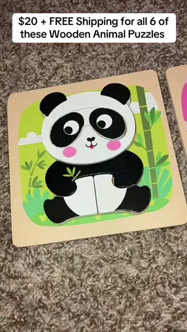 #woodenpuzzle #toddlertoys #toddleractivities #toddlermom #tiktokshopfallsale 