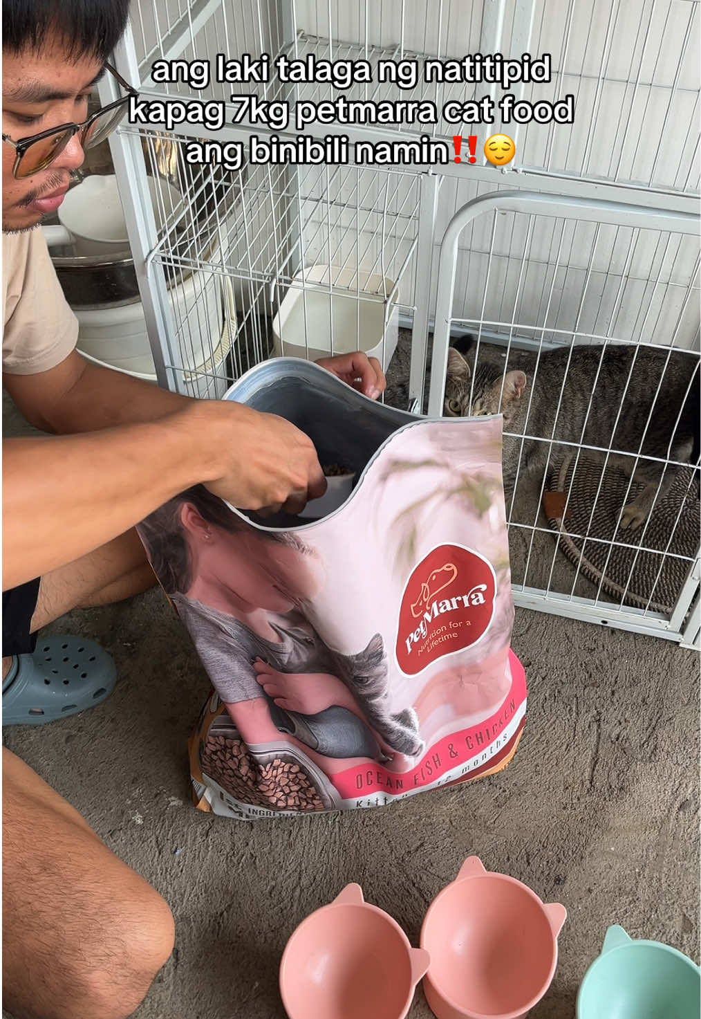buti talaga nakita ko agad to kasi ang mura na lang #petmarracatfood #catfood #catkibble #catsoftiktok 