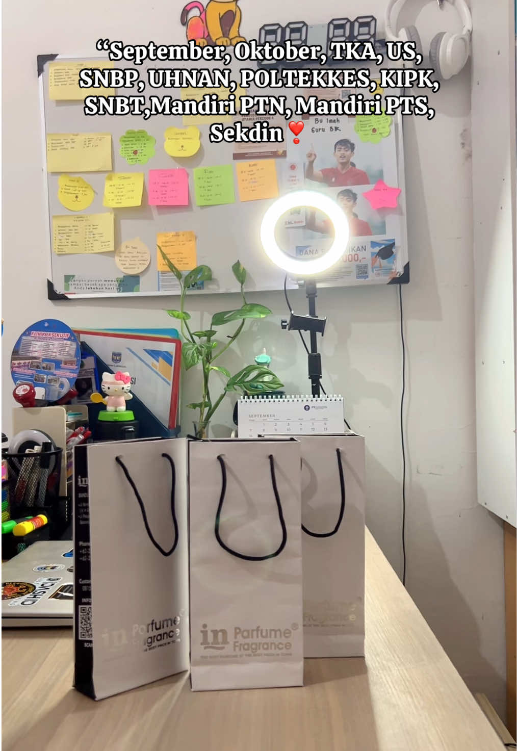 Menghitung hari#fypシ゚ #fyp #parfum #snbp #tka 