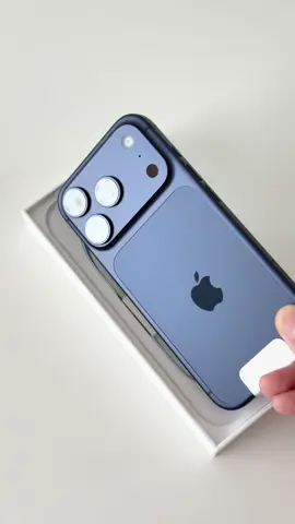 Who love this colour? iPhone 17 pro deep blue #iphone17pro #unboxing #iphone17series 