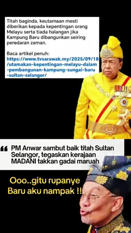Apa sebenarnya yang difahami oleh anwar? Dia main sondol ke geran tanah milik orang melayu kampung? Kasik satu nasihat untuk papa non please… #fyp #foryou #melayu #sultan #selangorfc 