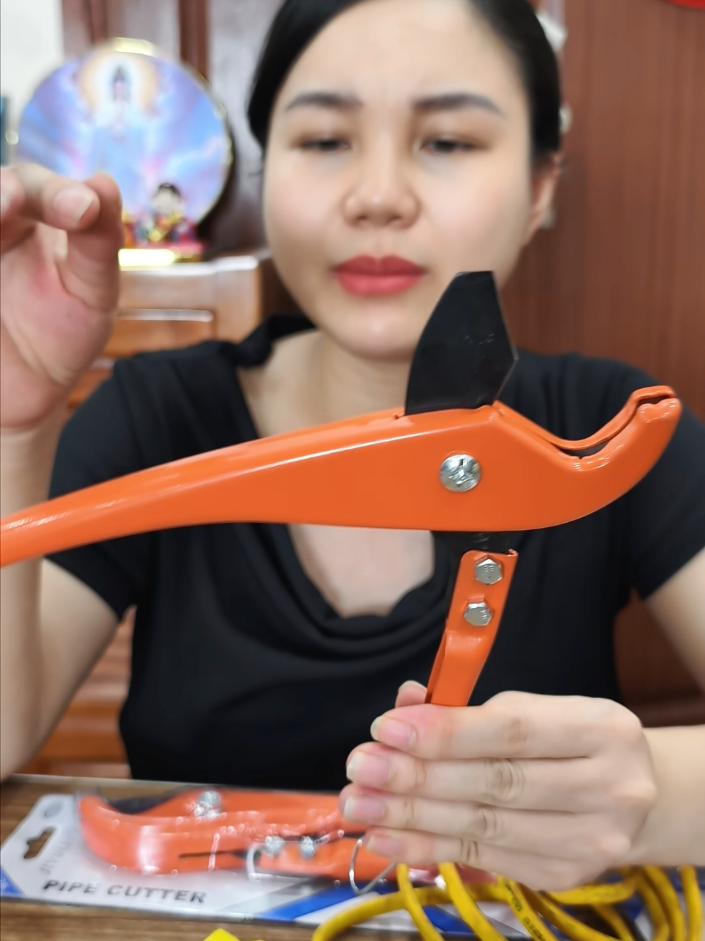 Kéo Cắt Ống Nhựa PVC P27mm,Kéo cắt điện nước đa năng 