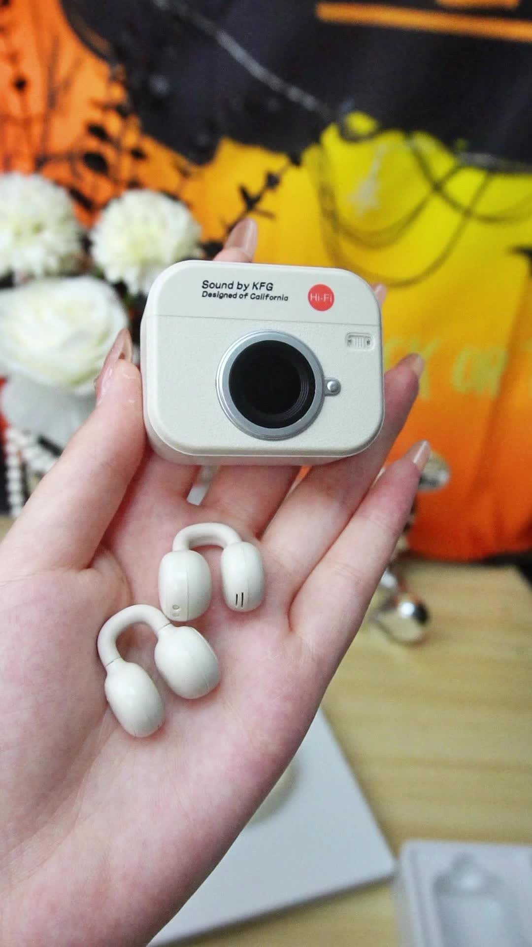 True Wireless Earbuds: HiFi Surround Sound, Ergonomic Fit, Sound by KFG – Californian Style for Gym, Travel, Commute  Multilingual Bluetooth Earbuds wireless  headphone #headphones #earbuds #earbudswireless #earphones #headphonesrecommended #wirelessheadphones #headphones🎧 #headphonesbluetooth #openearheadphones #openearbuds