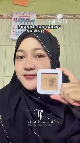 Foundation crack? No way ! Karena pakai produk @Maybelline Indonesia  #10KFlexNoCrack #SuperstayFlexPowderID #WeAreMaybelline #makeup 