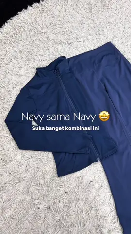 Pecinta warna navy merapat, outfit serba Navy dari Anmoyoga bikin kamu auto kece😍🥰#Anmoyoga #fashion #fyp #celanacutbray #jaketslimfitwanita 