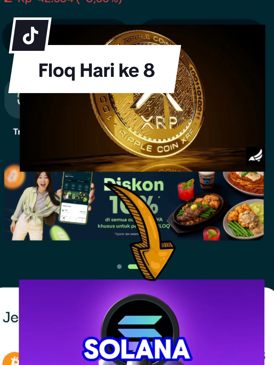 Solana apakah akan to the monn #scalping#crypto#cryptocurrency#asetdigital#solana 