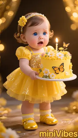 happy birthday to you emotional baby 🥲#fyp #babygirl#kidsoftiktok #fypviralシ #creatorsearchinsights 