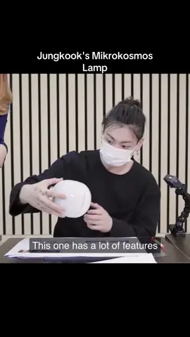 Jungkook's delicate self designing his Mikrokosmos lamp #jungkook #jk #fyp #trending #viral 