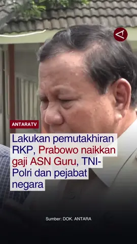 Peraturan Presiden (Perpres) Nomor 79 Tahun 2025 tentang Pemutakhiran Rencana Kerja Pemerintah (RKP) Tahun 2025 diundangkan di Jakarta pada 30 Juni 2025 dan mulai berlaku sejak tanggal tersebut. Mengutip laman Database Peraturan Badan Pemeriksa Keuangan (BPK), dokumen pemutakhiran RKP Tahun 2025 merupakan pemutakhiran dokumen yang sebelumnya diatur dalam Perpres Nomor 109 Tahun 2024 tentang RKP Tahun 2025. Pemutakhiran yang telah dilakukan didasarkan pada Undang-Undang Nomor 62 Tahun 2024 tentang Anggaran Pendapatan dan Belanja Negara Tahun Anggaran (APBN) 2025. Salah satu manfaat yang sedang ramai diobrolkan masyarakat adalah kenaikan gaji guru ASN, TNI-Polri dan pejabat negara. Simak berita terkini dan program-program menarik Antara TV di youtube Antara TV Indonesia dan antaranews.com/video! #antaratv #prabowo #gajiasn #asn #ekonomi #beritaterkini #infoterkini #antaratv