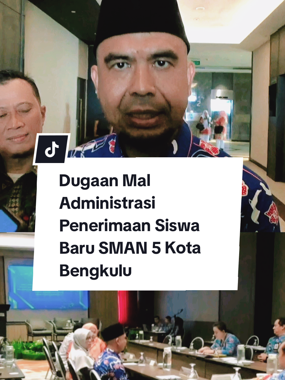Hasil Keputusan Omdusman, Ditemukan Dugaan Mal Administrasi Penerimaan Siswa Baru di SMAN 5 Kota Bengkulu !!........ Plt. Kepala Dinas Pendidikan dan Kebudayaan Provinsi Bengkulu, Rainer Atu, menyatakan pihaknya menghormati hasil pemeriksaan Ombudsman dan akan menindaklanjutinya. Ia juga meminta dukungan masyarakat agar pelaksanaan SPMB ke depan dapat berlangsung lebih baik, sekaligus memastikan siswa terdampak tetap mendapat sekolah yang sesuai kapasitas daya tampung. 