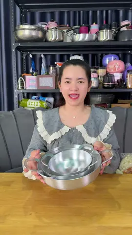 Công nhận combo ba chảo nhôm này đẹp thiệt #ngoctuyen #review #chaonhom  