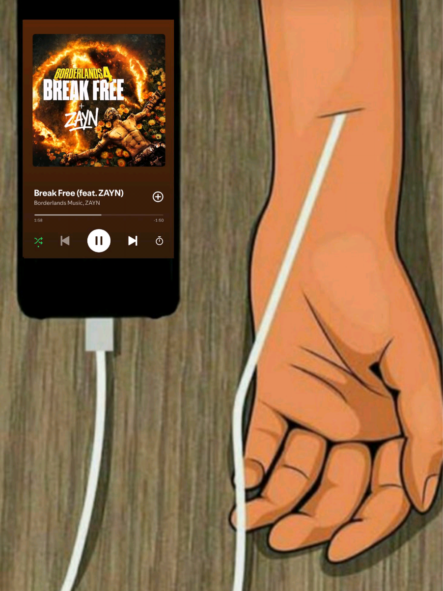 that solo was inZAYN! and his voice is just so perfect, like the video I felt like I was levitating 😩  #breakfree #zaynmalik #borderlands4 #zquad #fyp @Zayn @Borderlands 
