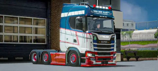 VAN DER HART SKIN 👉🏼STREAM ST🔥#truckerofeurope3 #foryoupage #toe3simulator #scaniapower #fypシ゚ 
