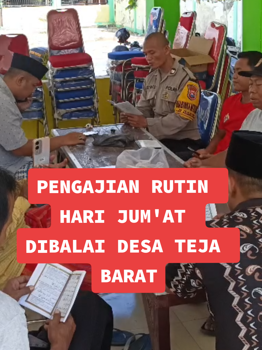 PENGAJIAN RUTIN 3 PILAR BESERTA PERANGKAT DIBALAI DESA TEJA BARAT#polriuntukmasyarakat #bhabinkamtibmaspolri #pamekasanhits #pamekasanmadura #fyppppppppppppppppppppppp 