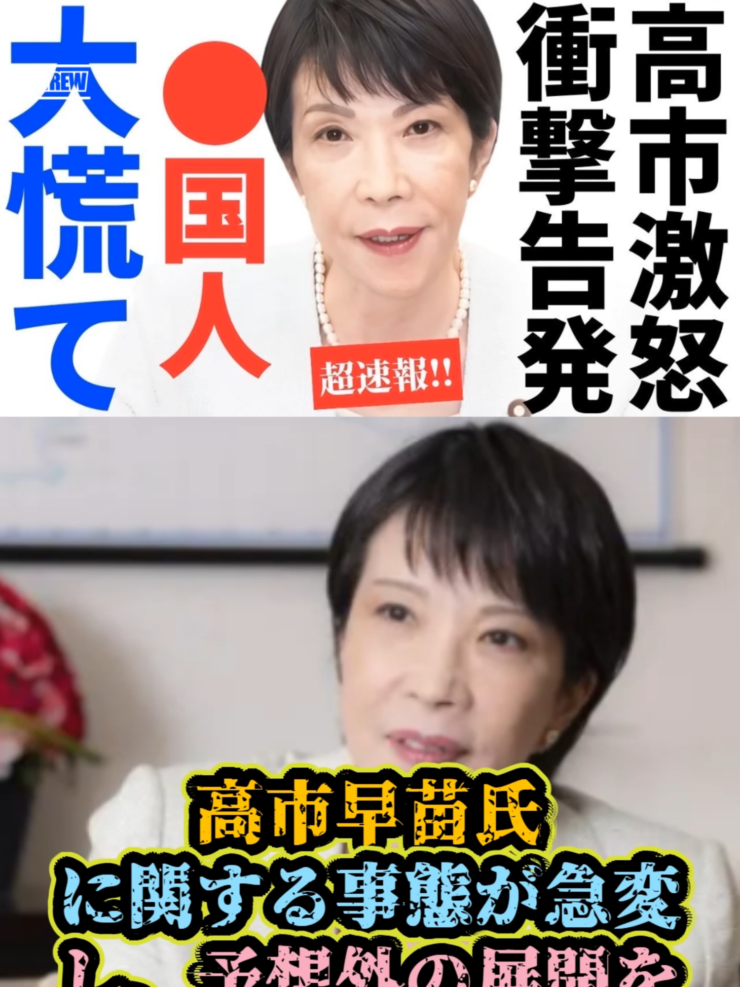 【高市早苗】※事態が急変…●国共産党が高市潰しをしています…【西田昌司】