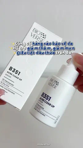 Một em serum hỗ trợ da mụn lành tính rầm rộ mấy nayy 💙 mấy bà nên trải nghiệm thử nha #reviewlamdep #bioverse 