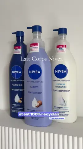 🚨Les 3 Laits Corps iconiques de @NIVEA sont maintenant reformulés avec de l’acide hyaluronique et des huiles 100% d’origine naturelle et dispos en magasin 💙  #NIVEA #bodycare #EssentielEtDurable #NIVEAResponsable collaboration commerciale rémunérée 