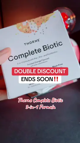 Thorne Complete Biotic | 3-in-1 Formula Trending products flash sale discount  #tiktokshoprestock #probiotics #superbrandclub #viralontiktokshop #TikTokShopCreatorPicks @Thorne Health Shop  Final price may vary depending on each customers available coupons. Promotion may have ended by the time you see this.