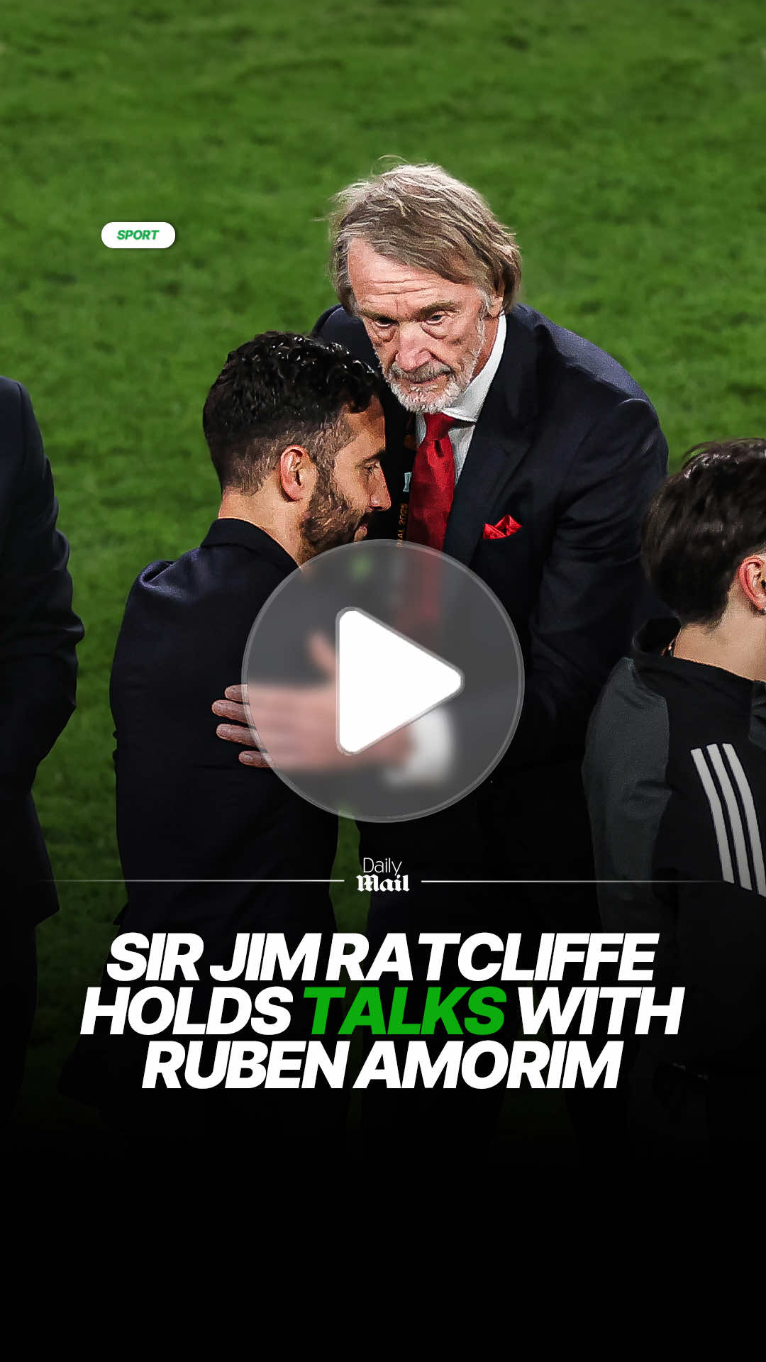 Sir Jim Ratcliffe has flown into Manchester for TALKS with Ruben Amorim❗️😮 #manchesterunited #manutd #sirjimratcliffe #Soccer #football 